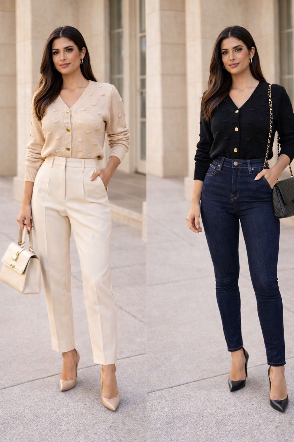 Cardigan Feminino com Botões