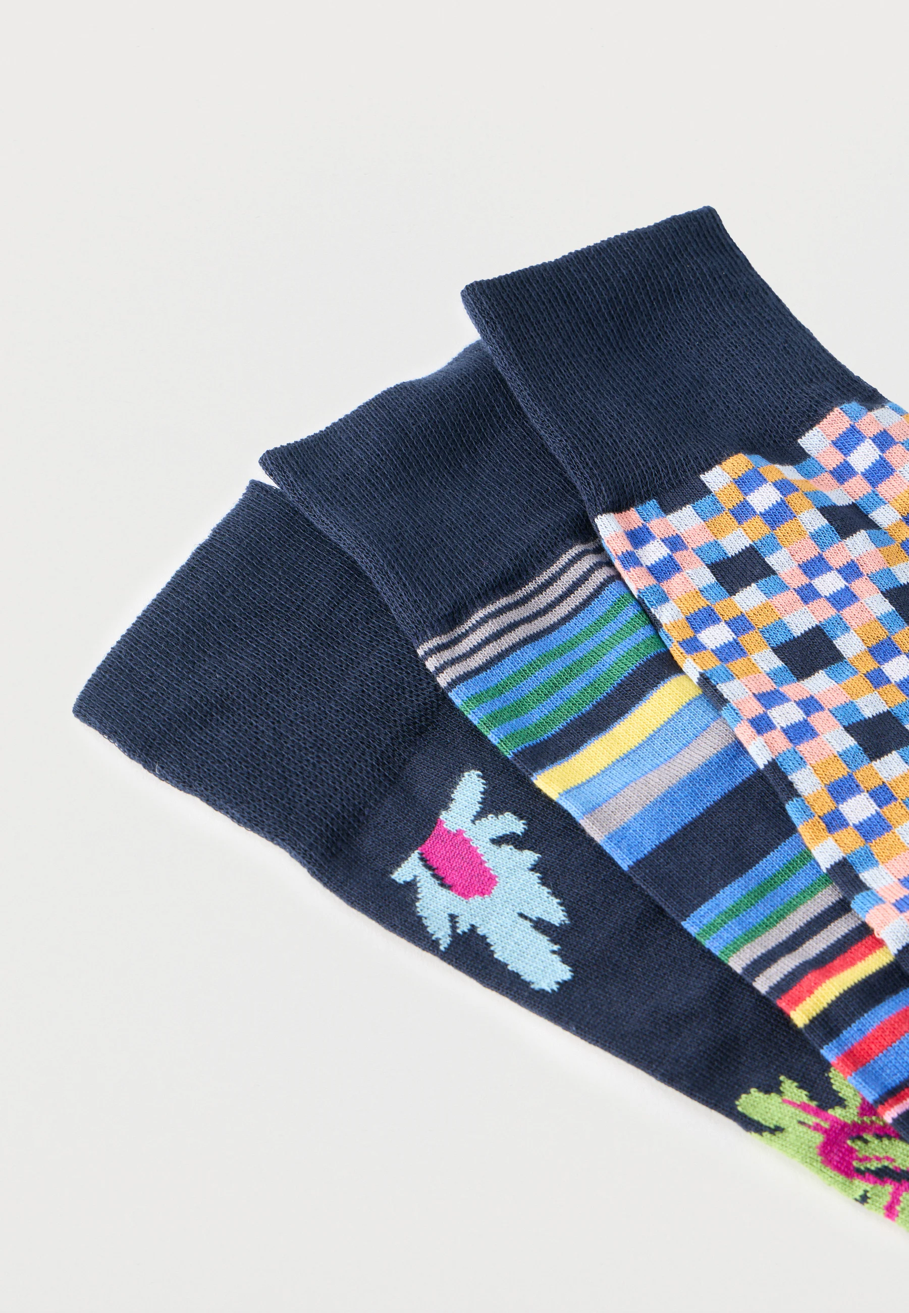 Boundle 3x Bold Socks, Quiet Impact