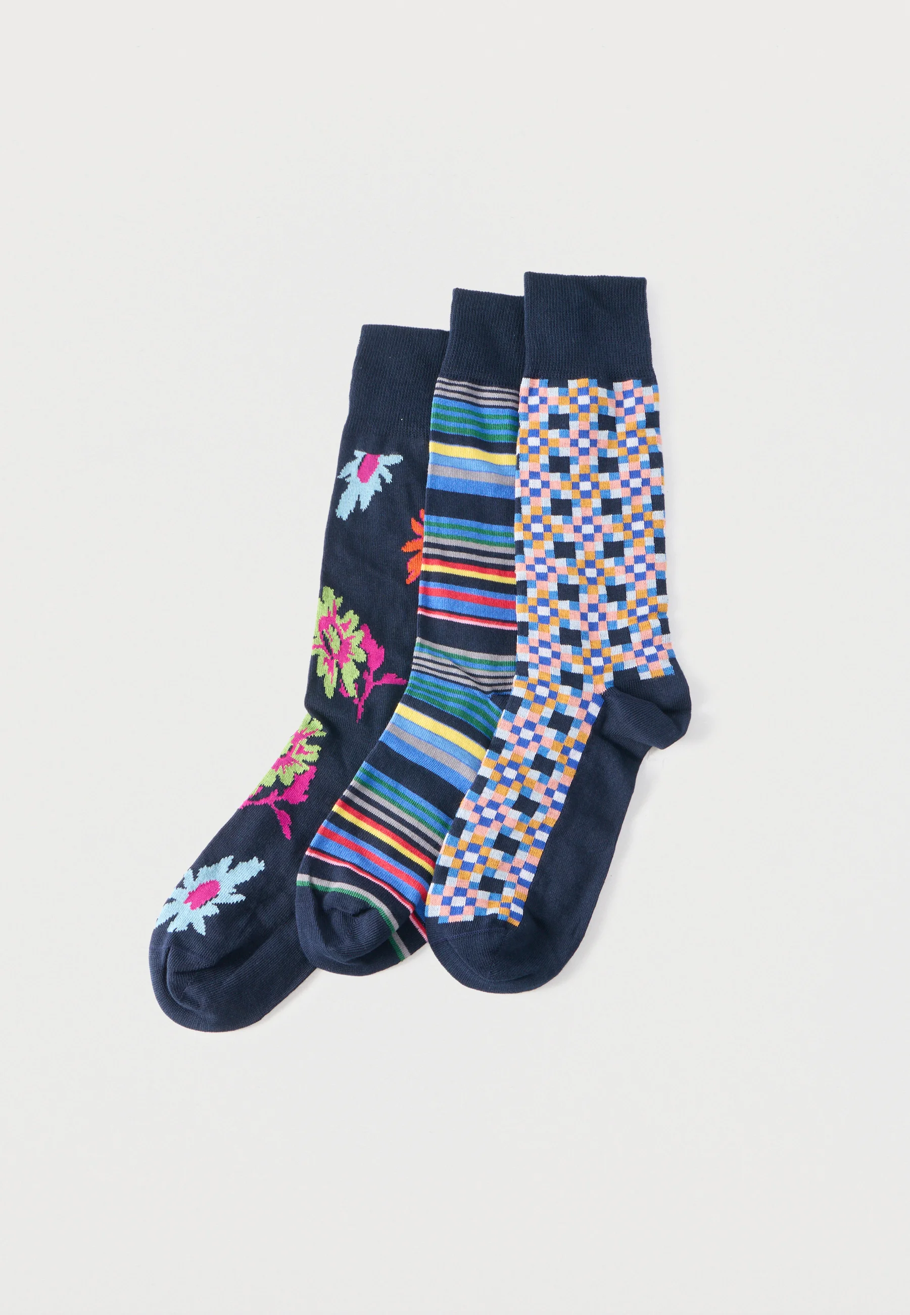 Boundle 3x Bold Socks, Quiet Impact