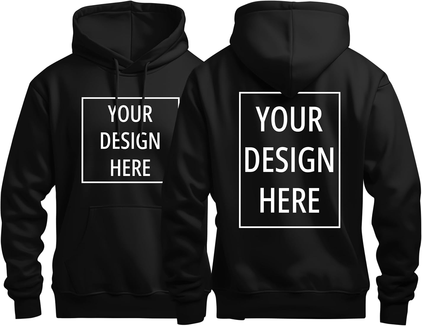 Custom Black Hoodie