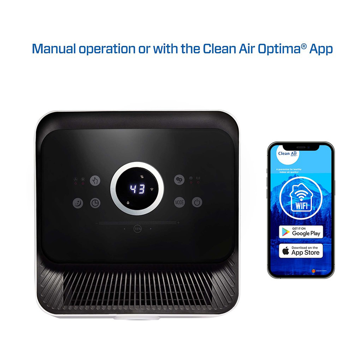 Oro valytuvas ir oro sausintuvas Clean Air CA-704 Smart HEPA 