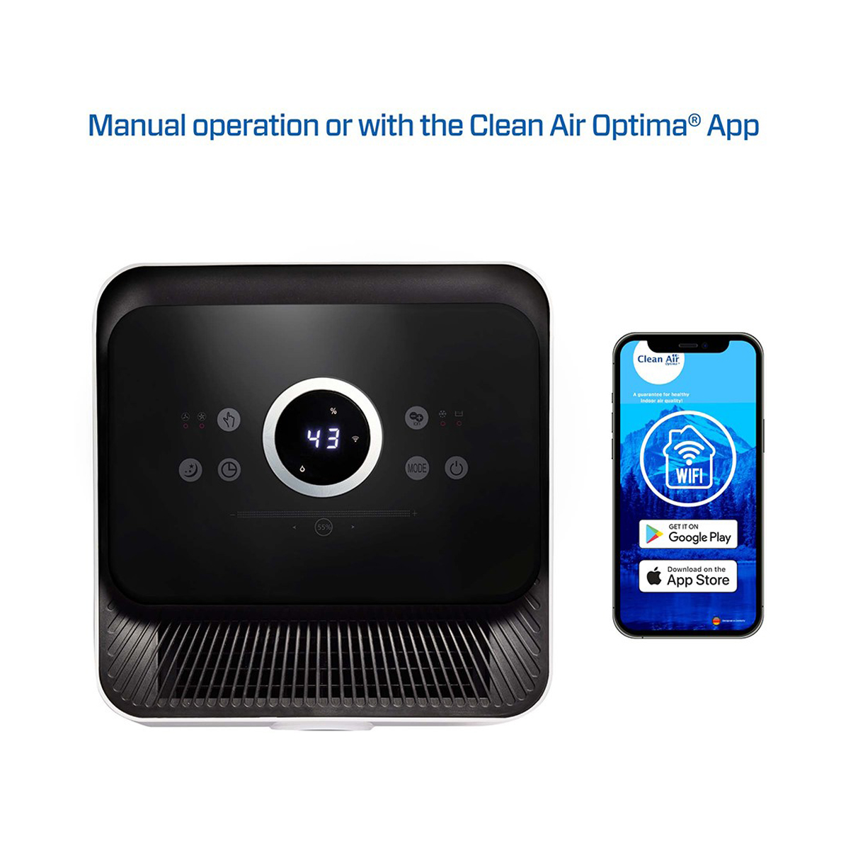 Oro valytuvas ir oro sausintuvas Clean Air CA-707 Smart HEPA 