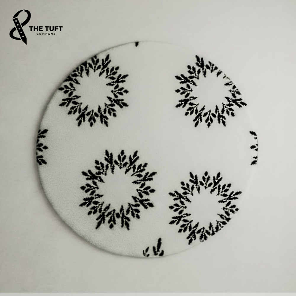 Monochrome Tufted Round Rug