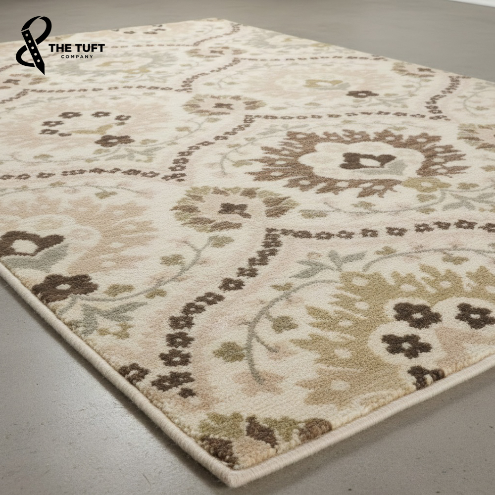 Vintage Floral Area Rug
