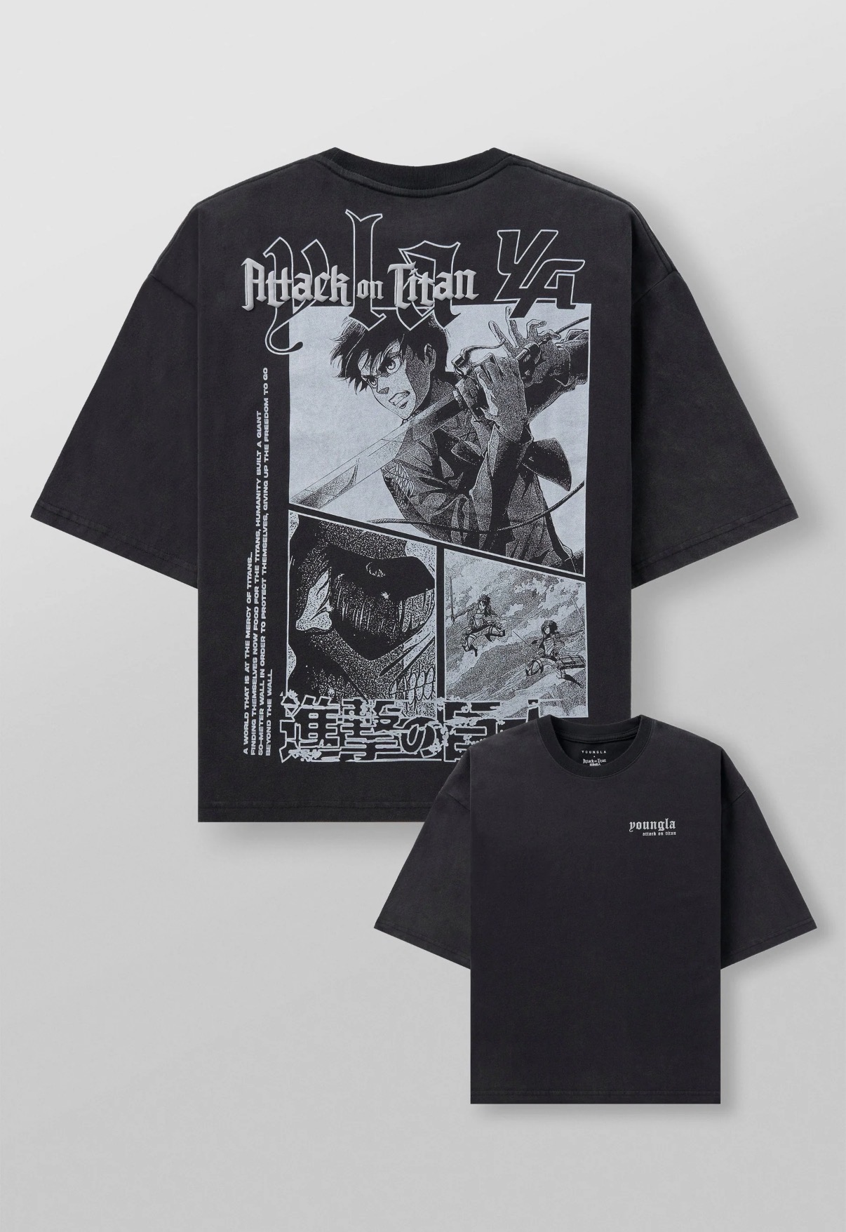 Camiseta YoungLA x Attack on Titan