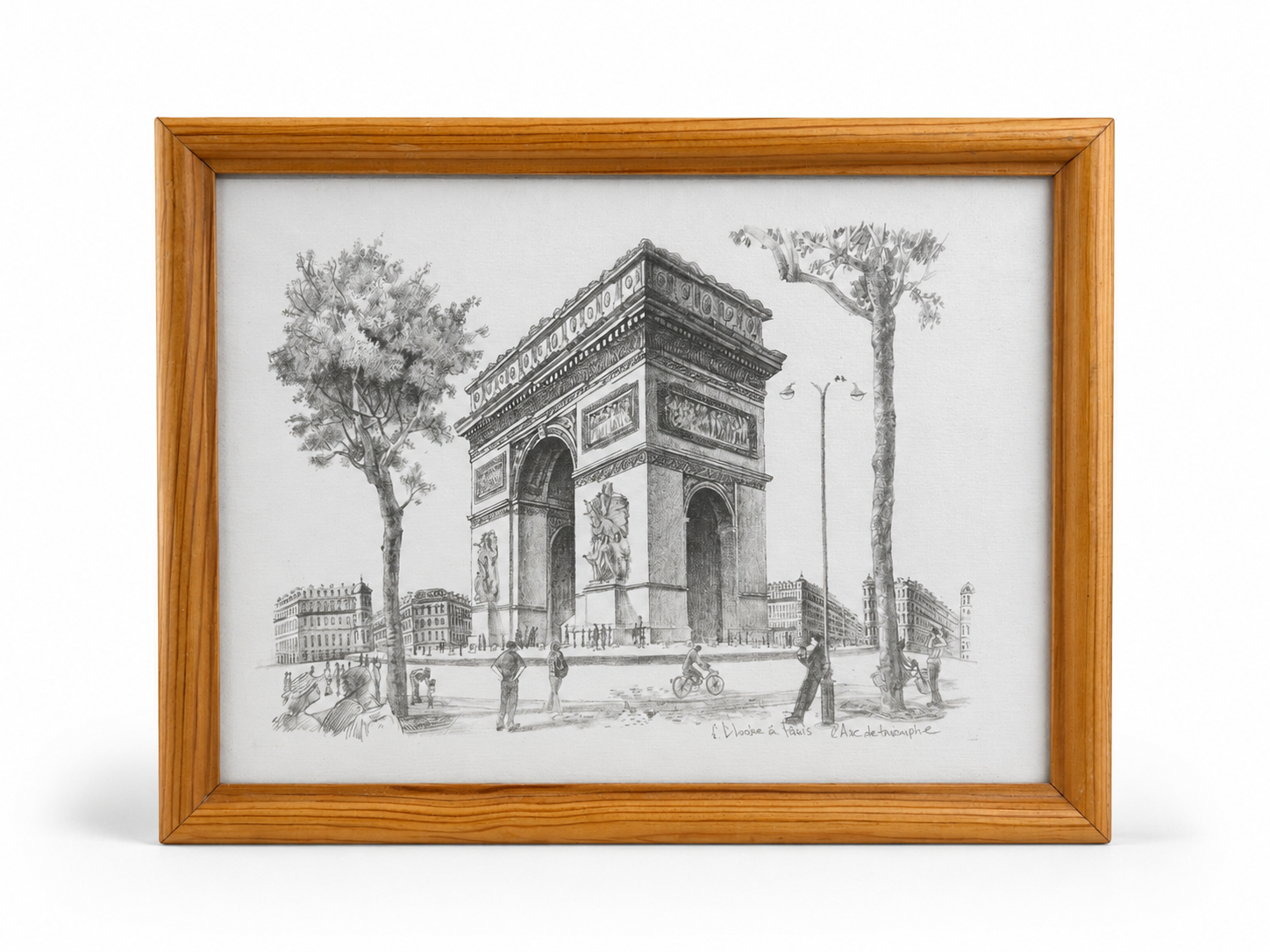 Графика / репродукция – L’Arc de Triomphe, Paris