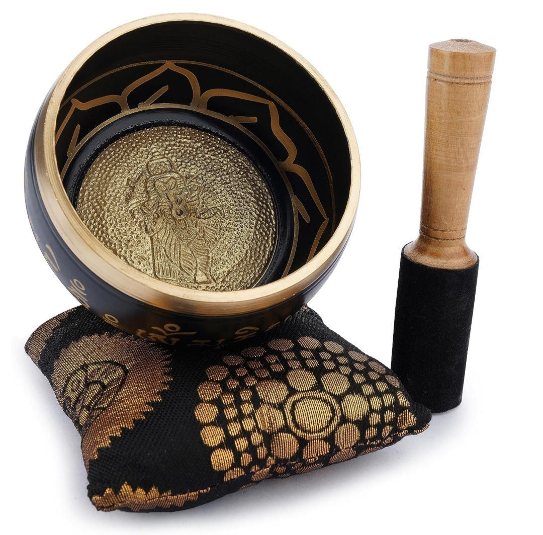 Decorative Tibetan Singing Bowl Set