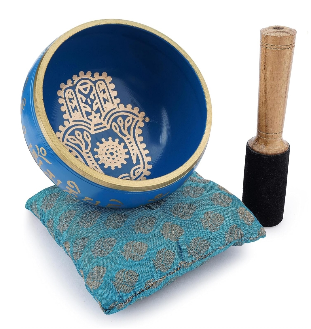 Decorative Tibetan Singing Bowl Set