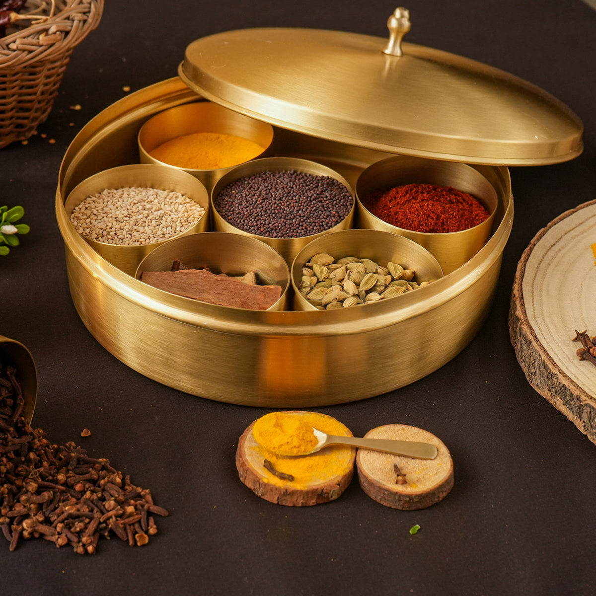 Brass Spice Box