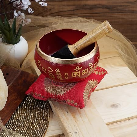 Pentagram Tibetan Singing Bowl Set