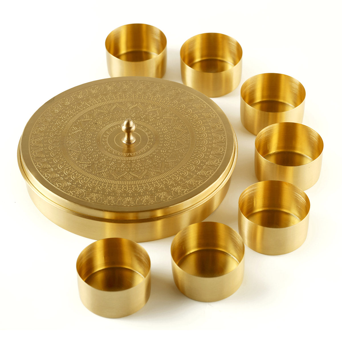 Brass spice box