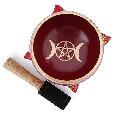 Pentagram Tibetan Singing Bowl Set