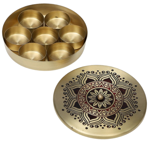 Brass Spice Box