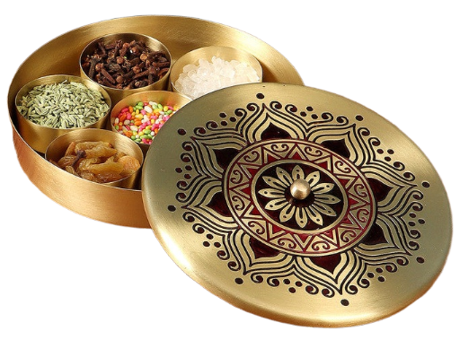 Brass Spice Box