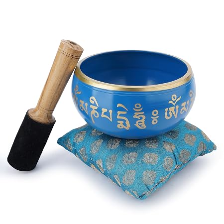 Decorative Tibetan Singing Bowl Set