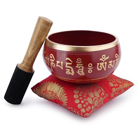Pentagram Tibetan Singing Bowl Set