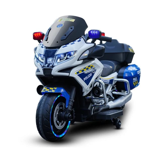 Kids Electric Police Motorcycle