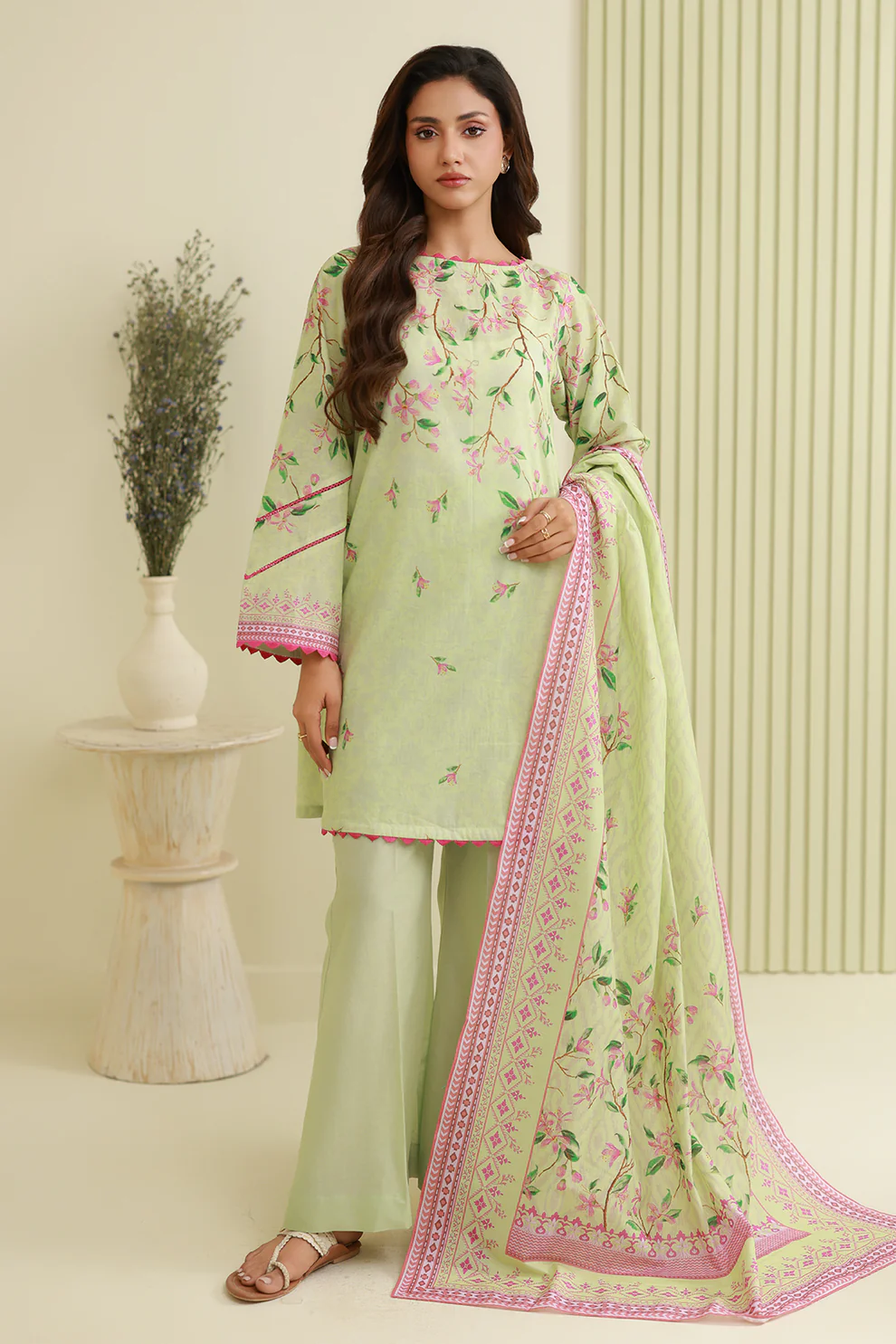 Women Unstitched 3 Piece Lawn Suit WLS-005