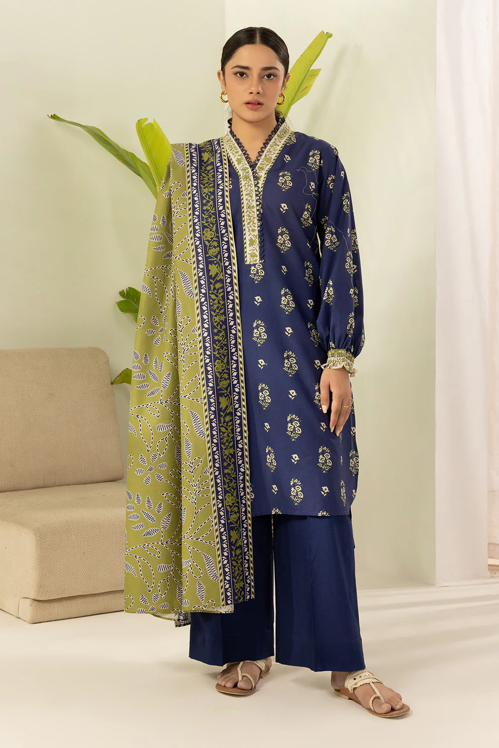 Women Unstitched 3 Piece Lawn Suit WLS-018
