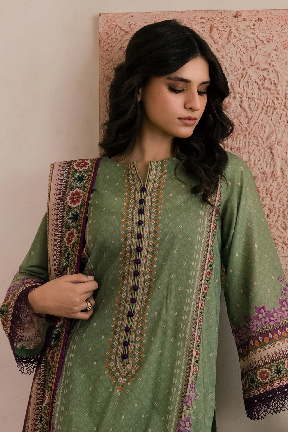 Women Unstitched 3 Piece Lawn Suit WLS-006