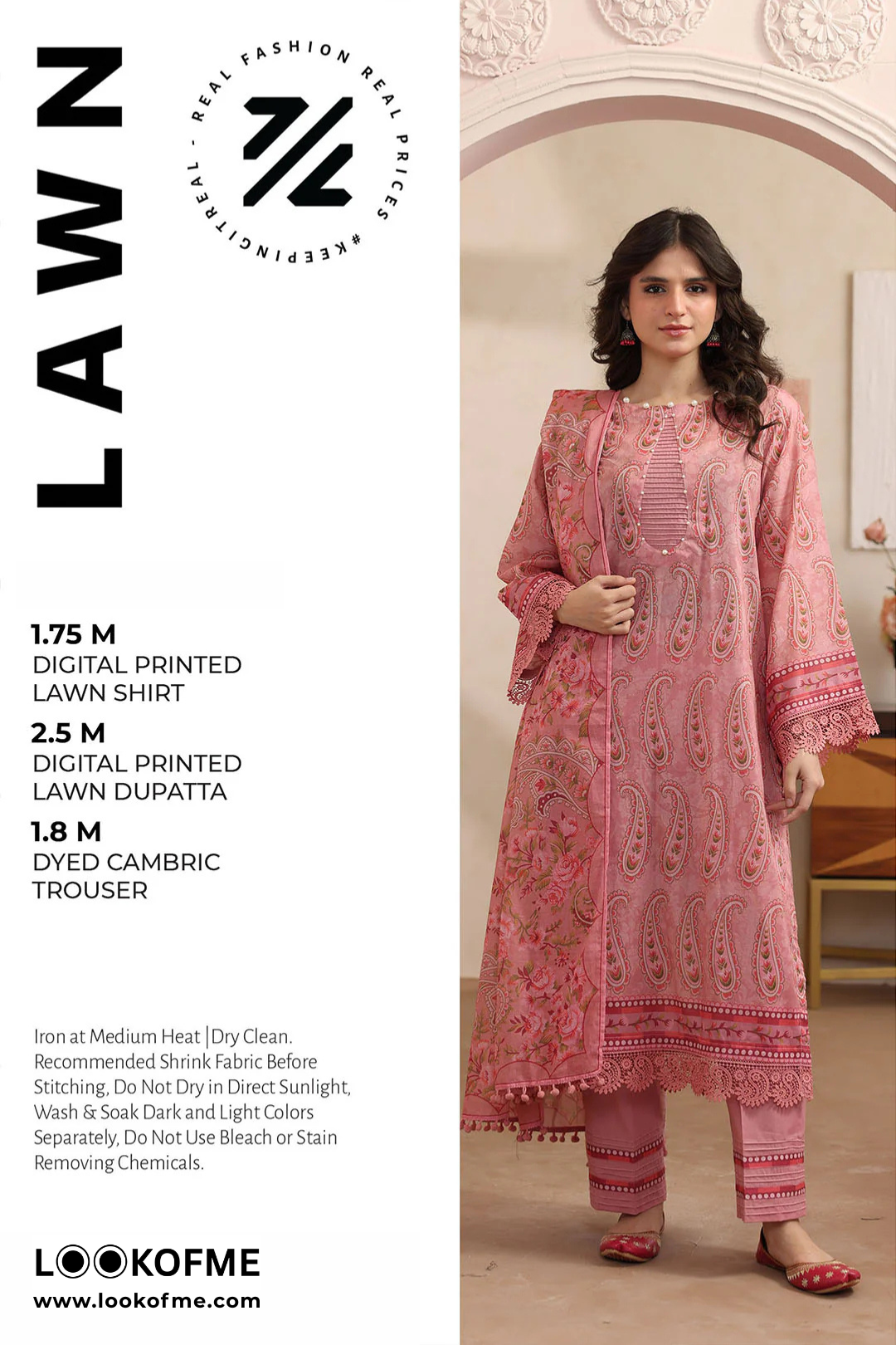 Women Unstitched 3 Piece Lawn Suit WLS-008