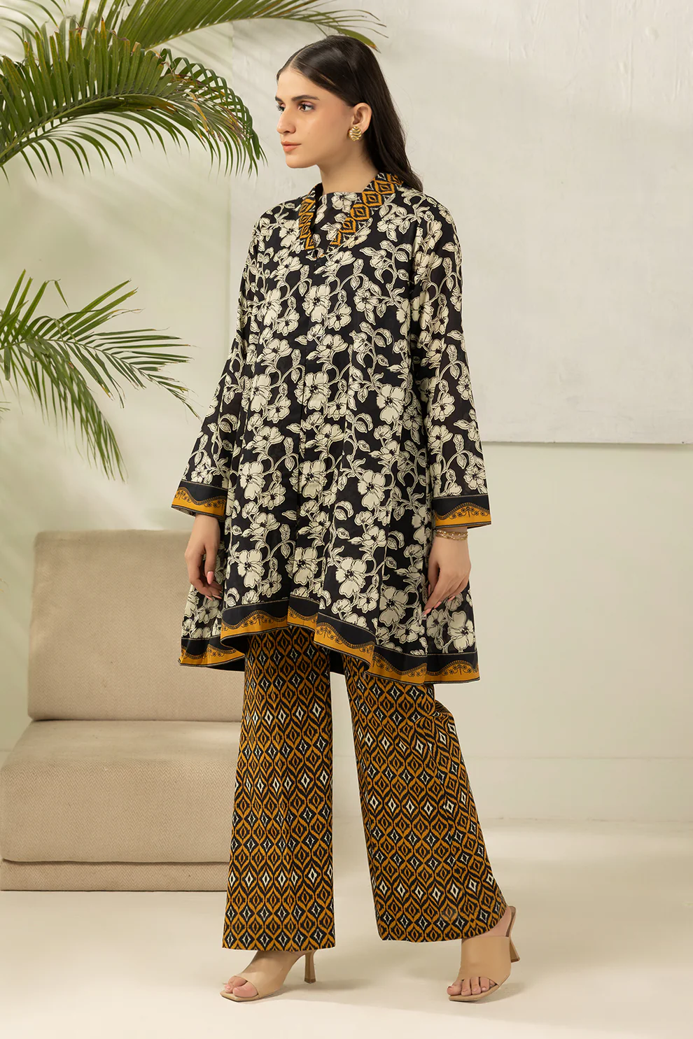 Women Unstitched 2 Piece Embroidered Suit WES-005