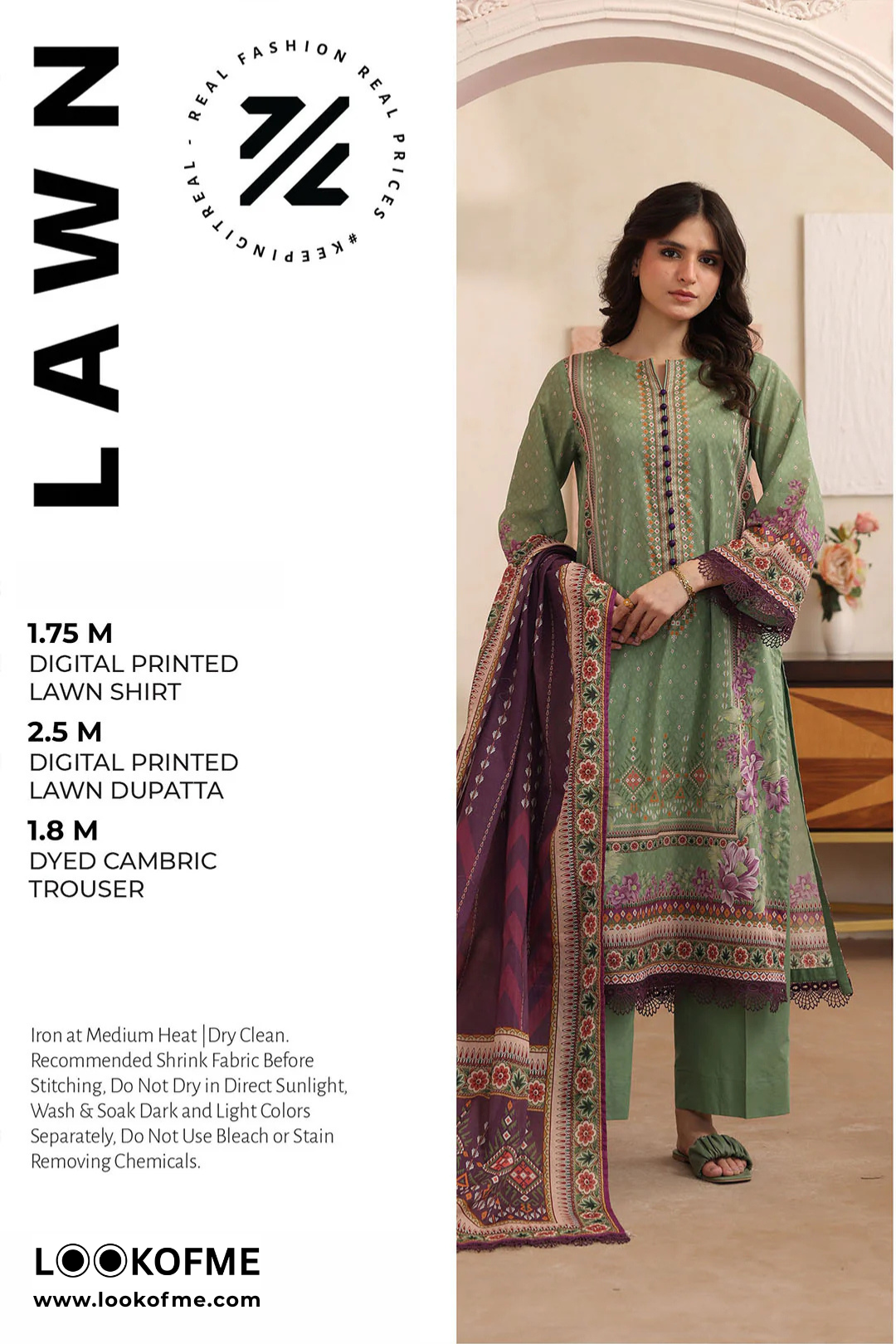 Women Unstitched 3 Piece Lawn Suit WLS-006