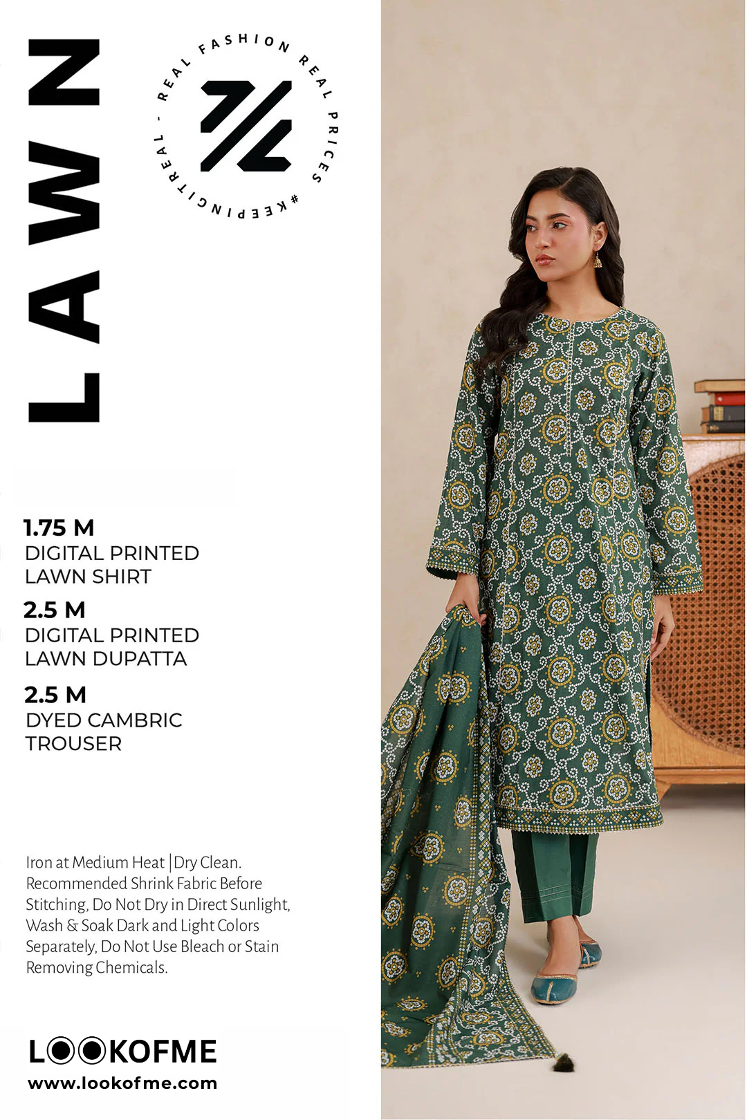 Women Unstitched 3 Piece Lawn Suit WLS-013