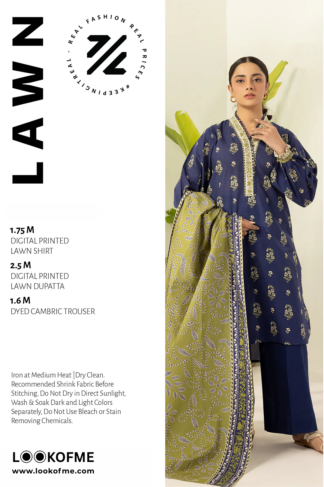 Women Unstitched 3 Piece Lawn Suit WLS-018