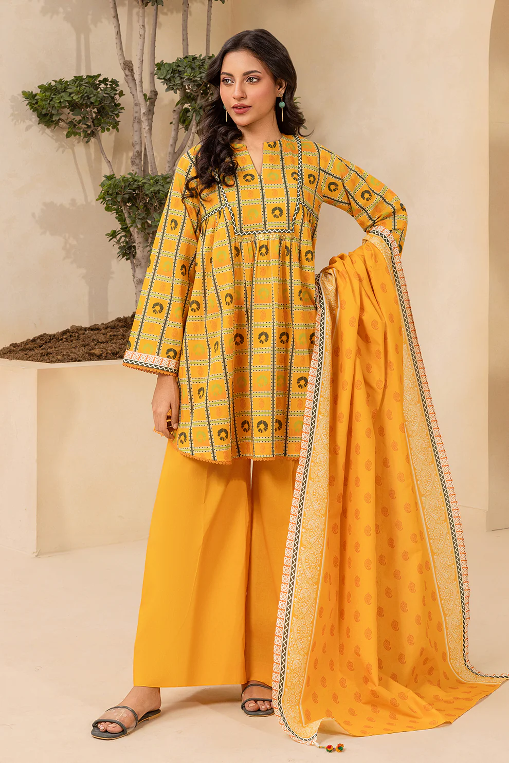 Women Unstitched 3 Piece Lawn Suit WLS-020