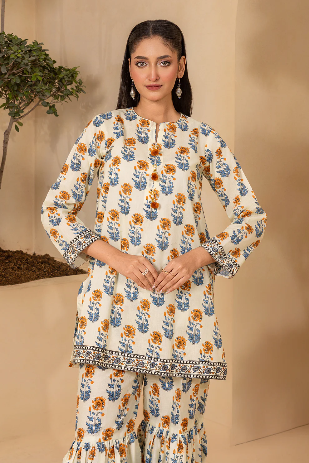 Women Unstitched 2 Piece Embroidered Suit WES-006
