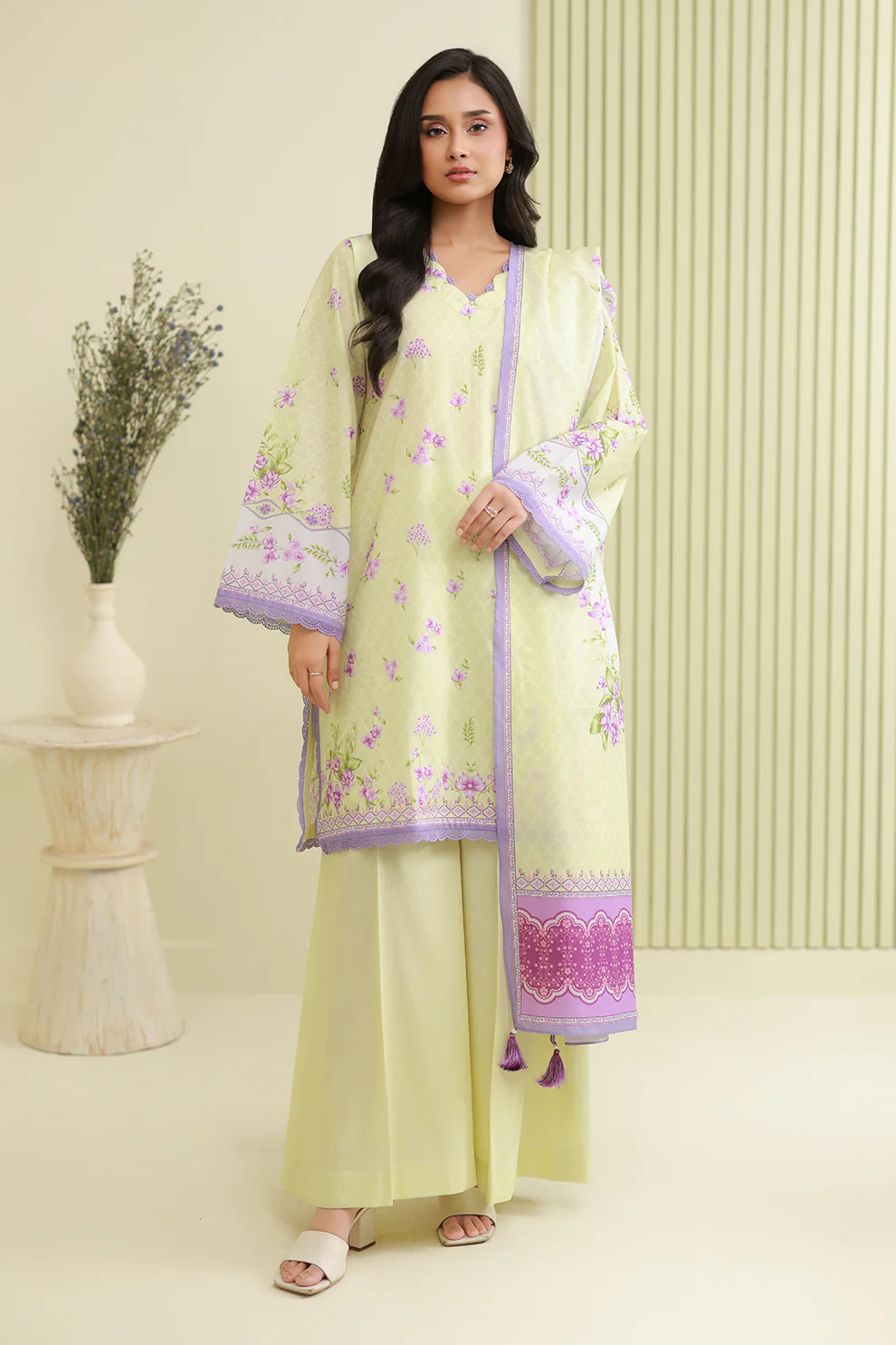 Women Unstitched 3 Piece Lawn Suit WLS-012