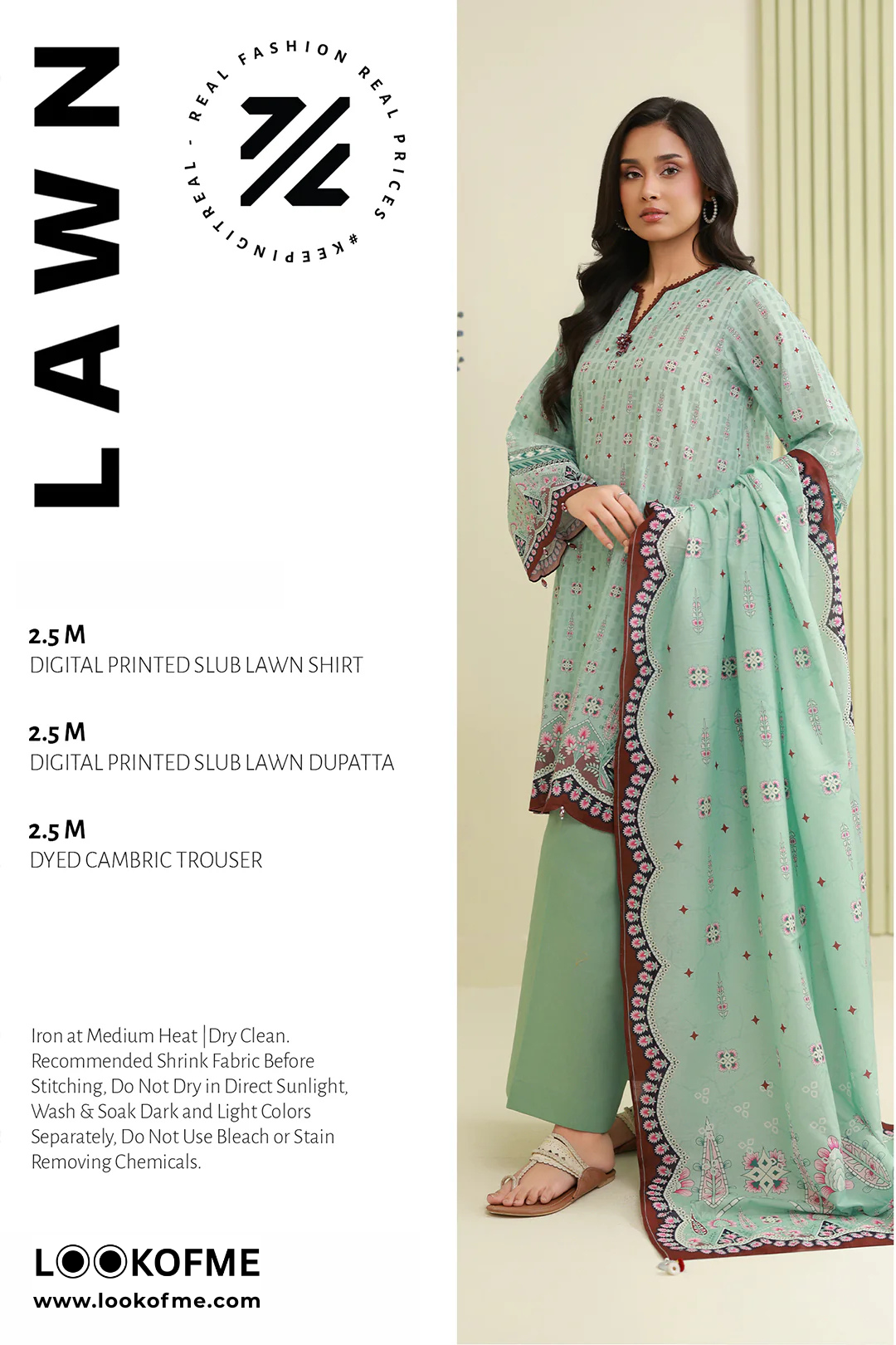 Women Unstitched 3 Piece Lawn Suit WLS-004