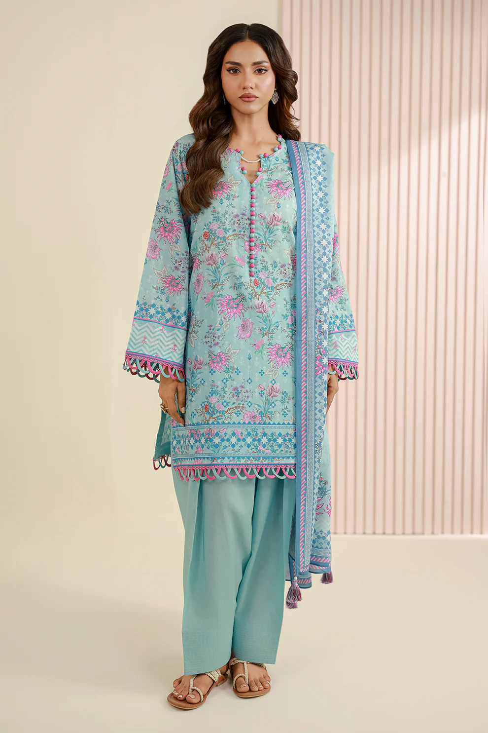 Women Unstitched 3 Piece Lawn Suit WLS-010