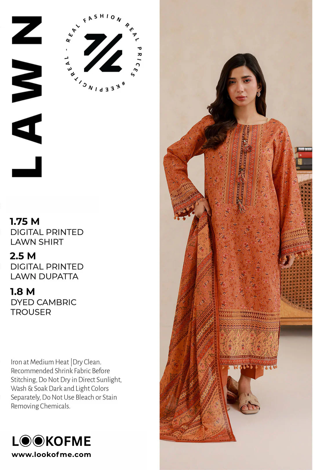 Women Unstitched 3 Piece Lawn Suit WLS-014