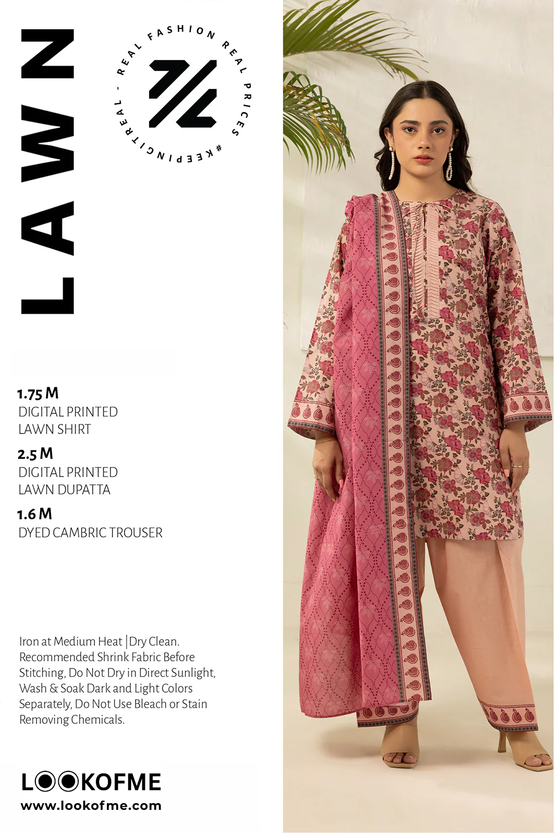 Women Unstitched 3 Piece Lawn Suit WLS-011