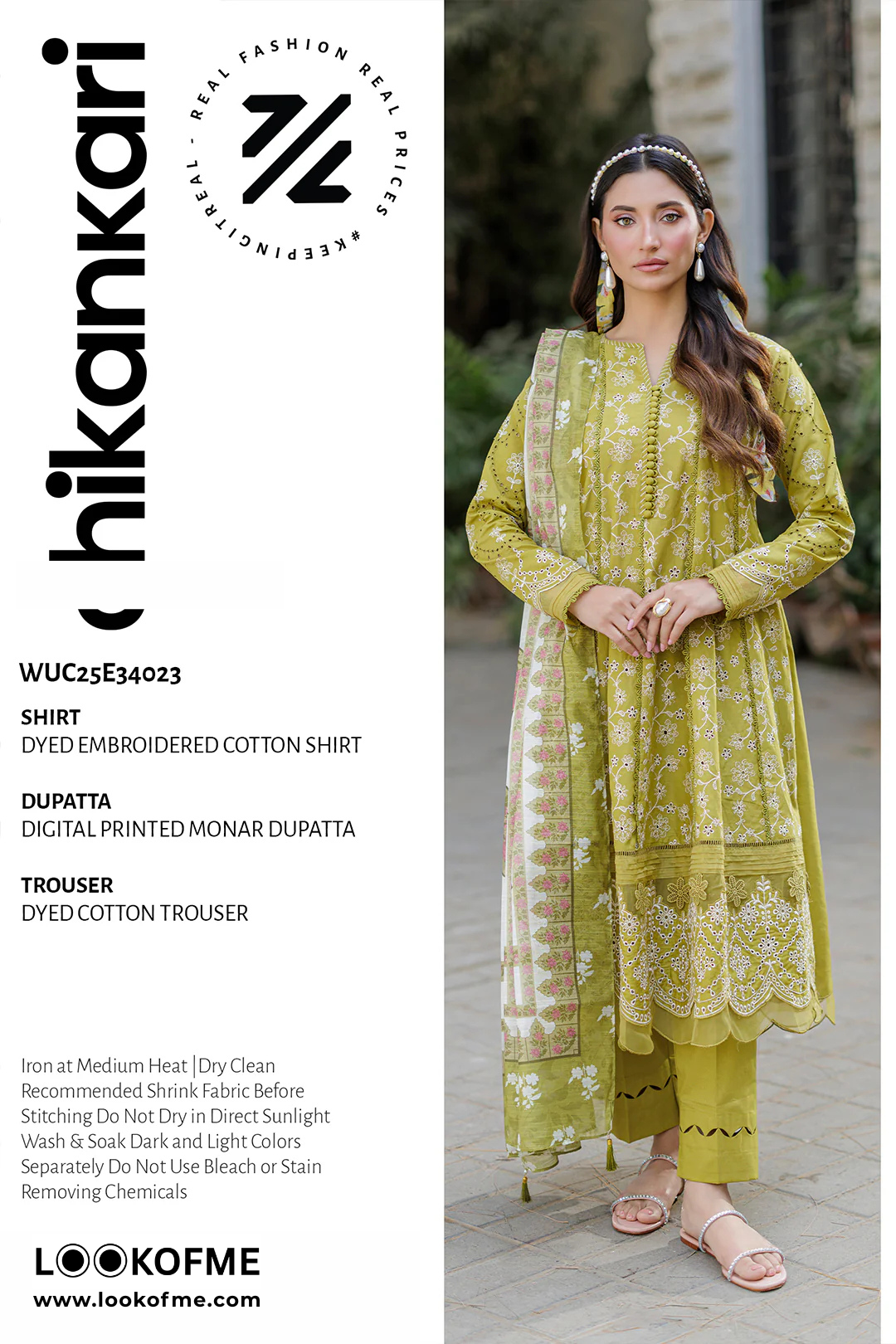 Women Unstitched 3 Piece Embroidered Suit WES-008