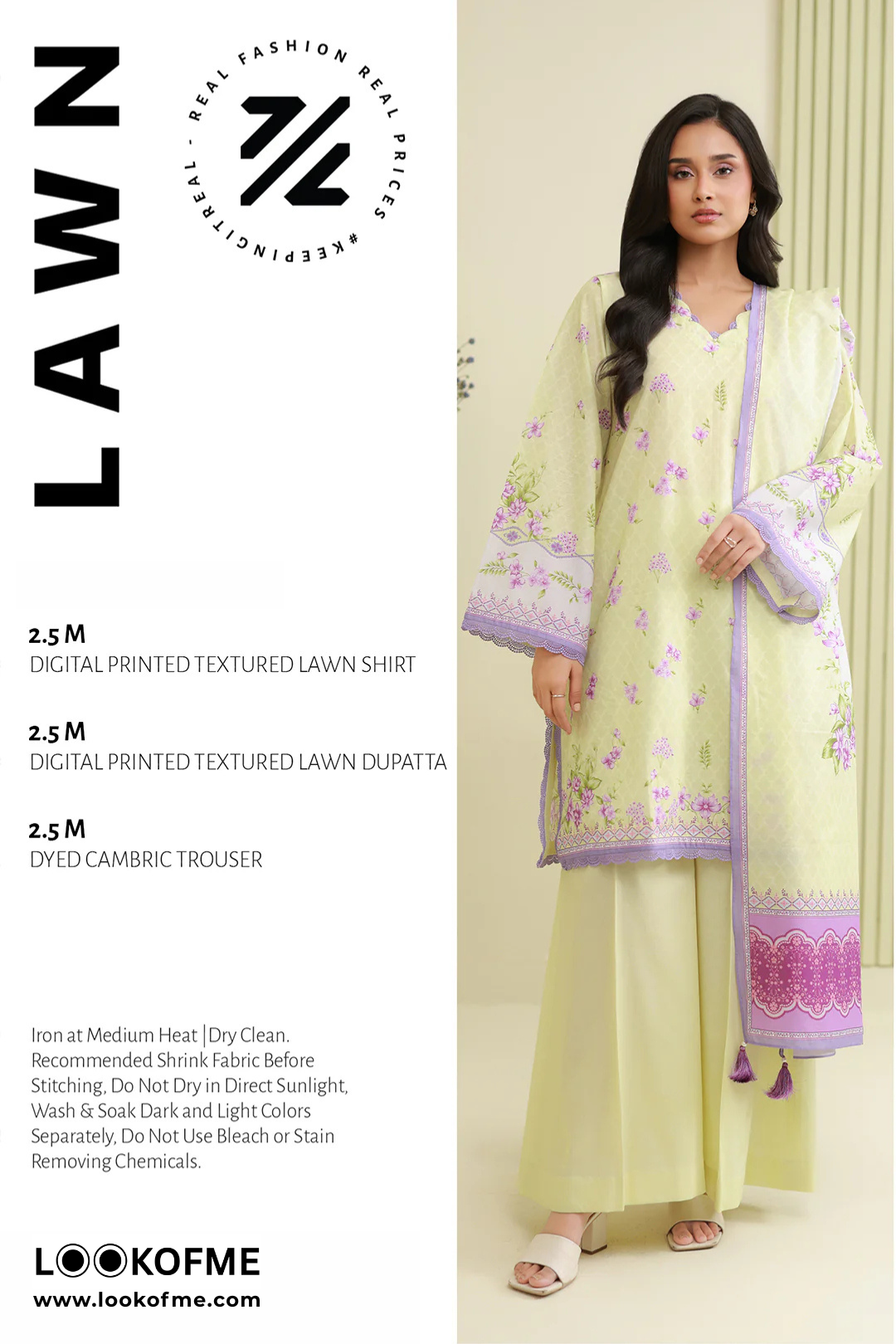 Women Unstitched 3 Piece Lawn Suit WLS-012