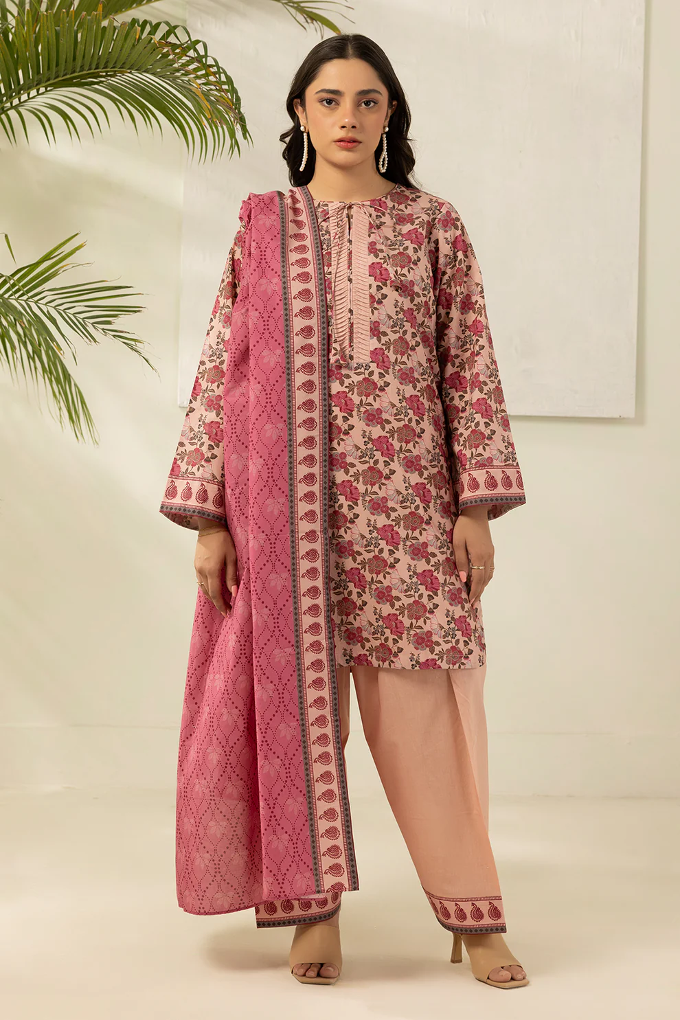 Women Unstitched 3 Piece Lawn Suit WLS-011