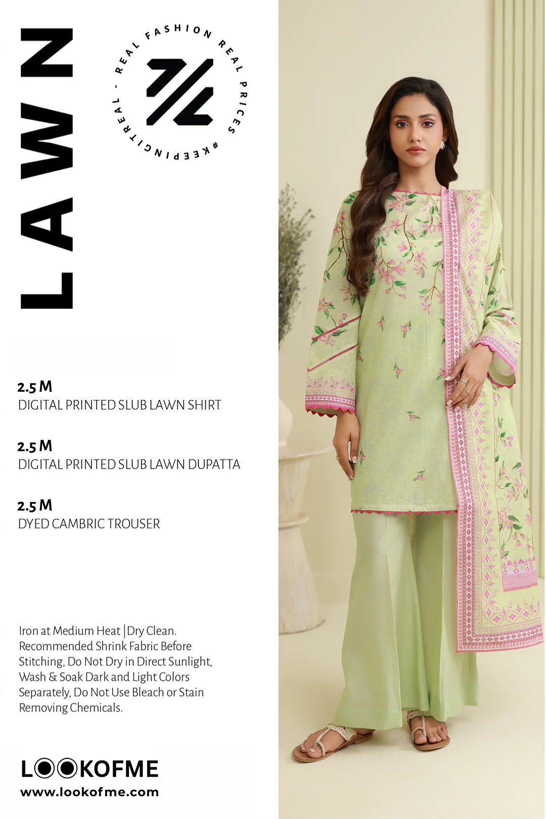 Women Unstitched 3 Piece Lawn Suit WLS-005