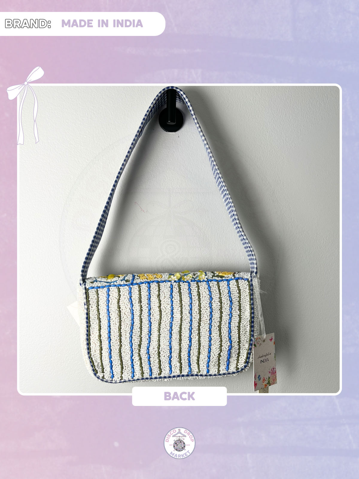 Viral Italian Summer Tiled Lemon Beaded Handbag Made in India 🍋✨