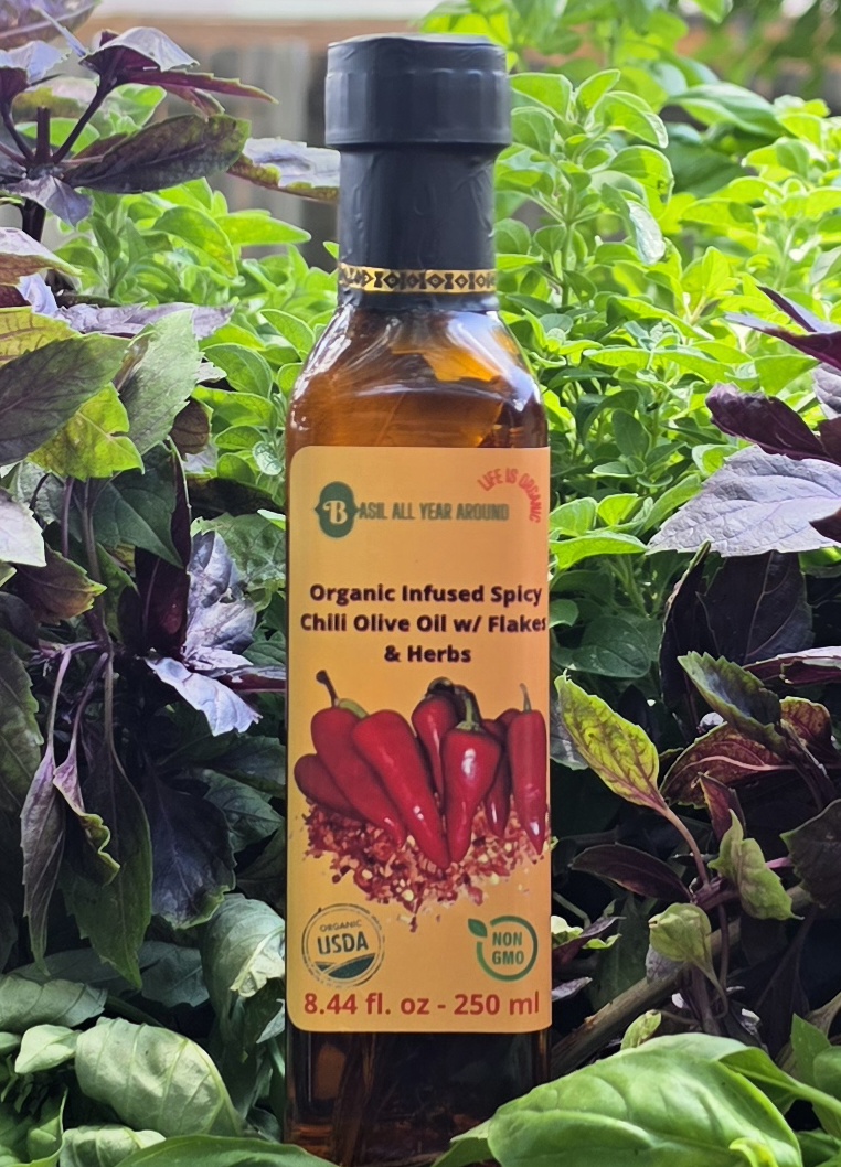 Organic Infused Spicy Chili Olive Oil