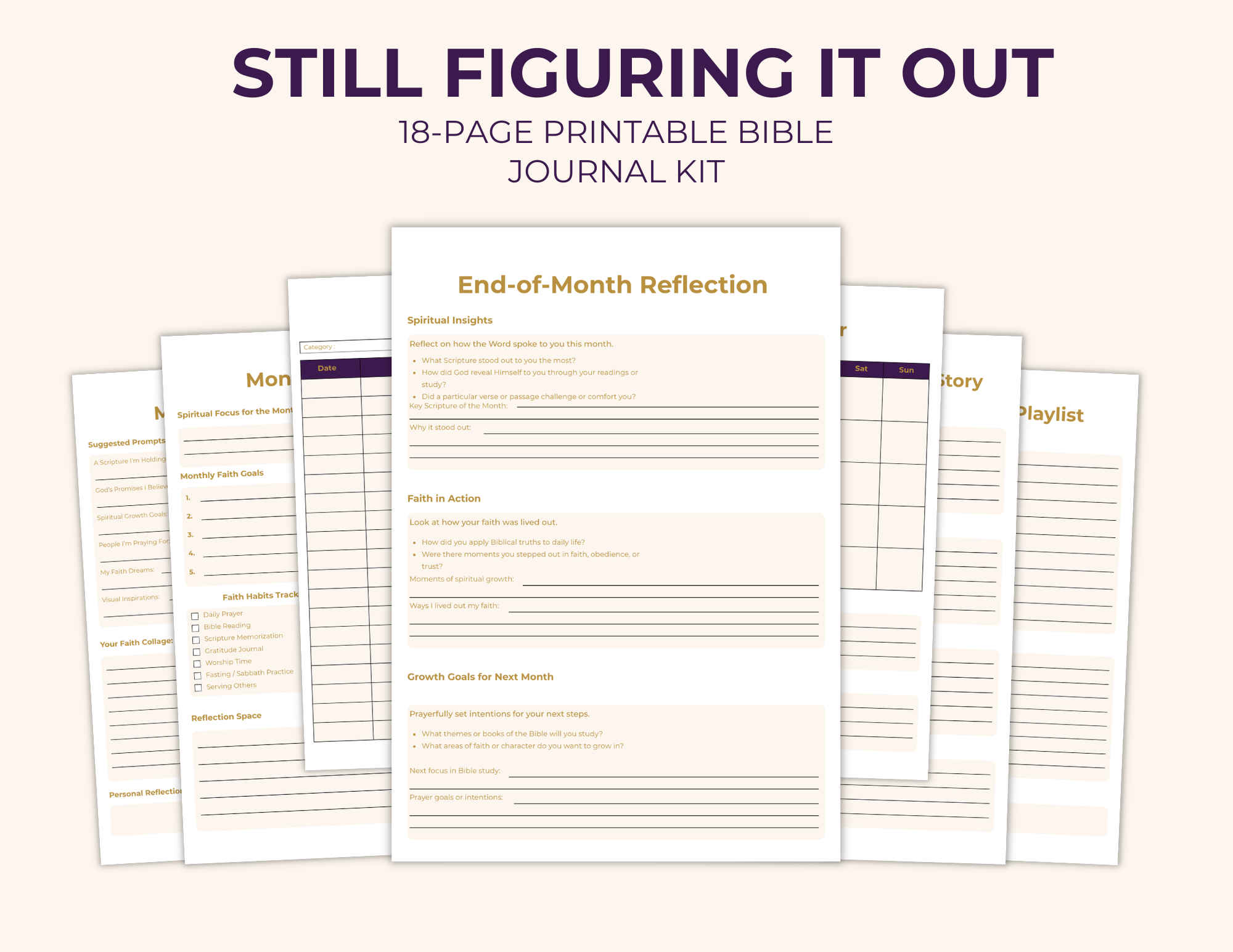 The Honest Faith Journal | Instant Download