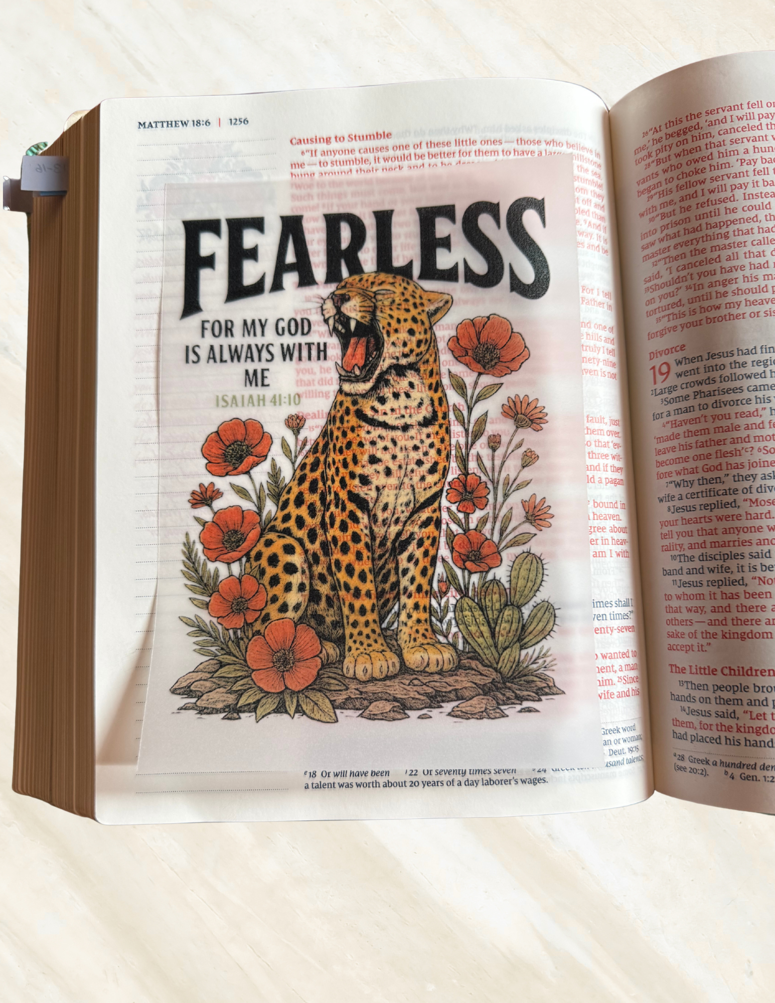 Bible Tip-In Set (8 Pack) | Faith Over Fear Collection