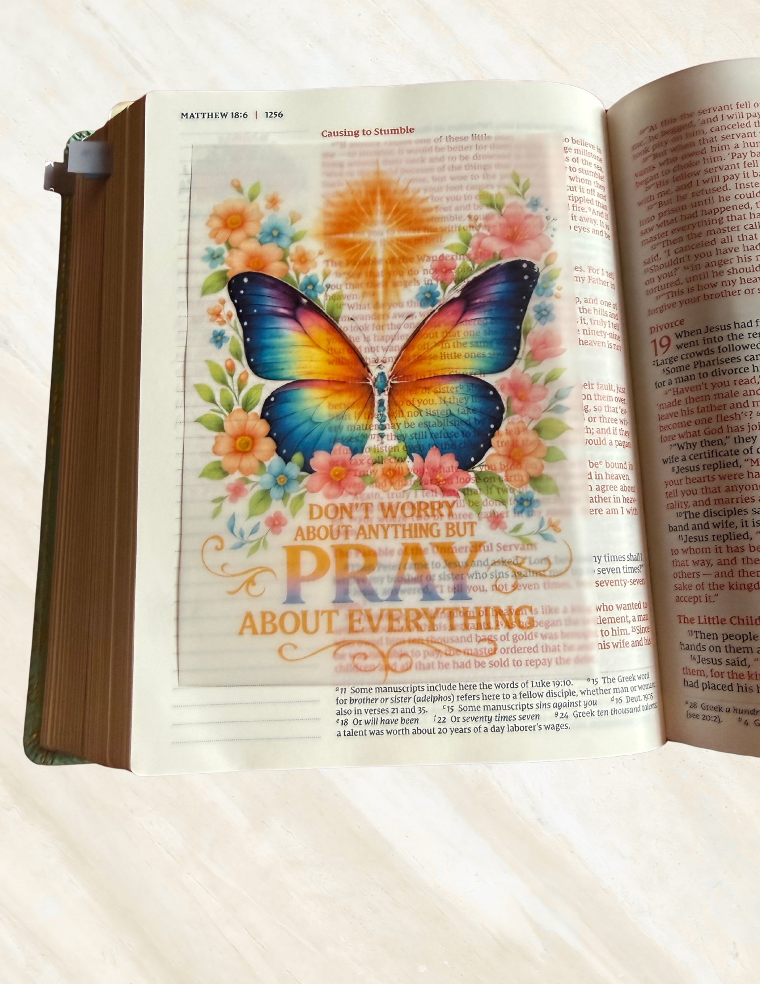 Bible Tip-In Set (8 Pack) | Faith Over Fear Collection