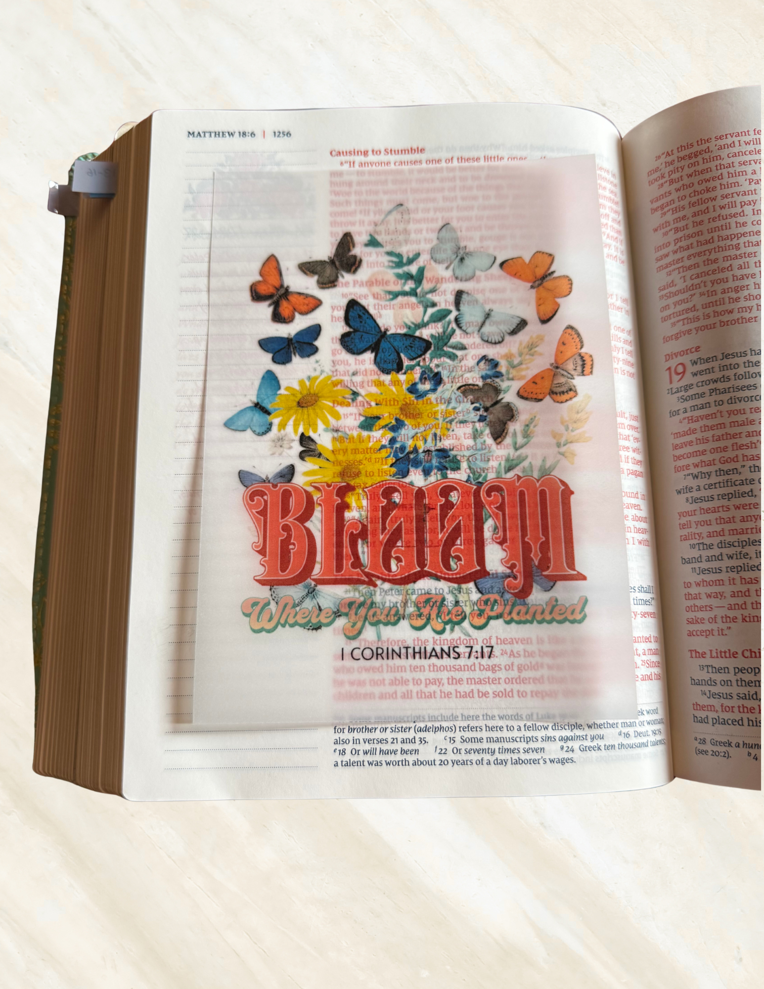 Bible Tip-In Set (8 Pack) | Faith Over Fear Collection