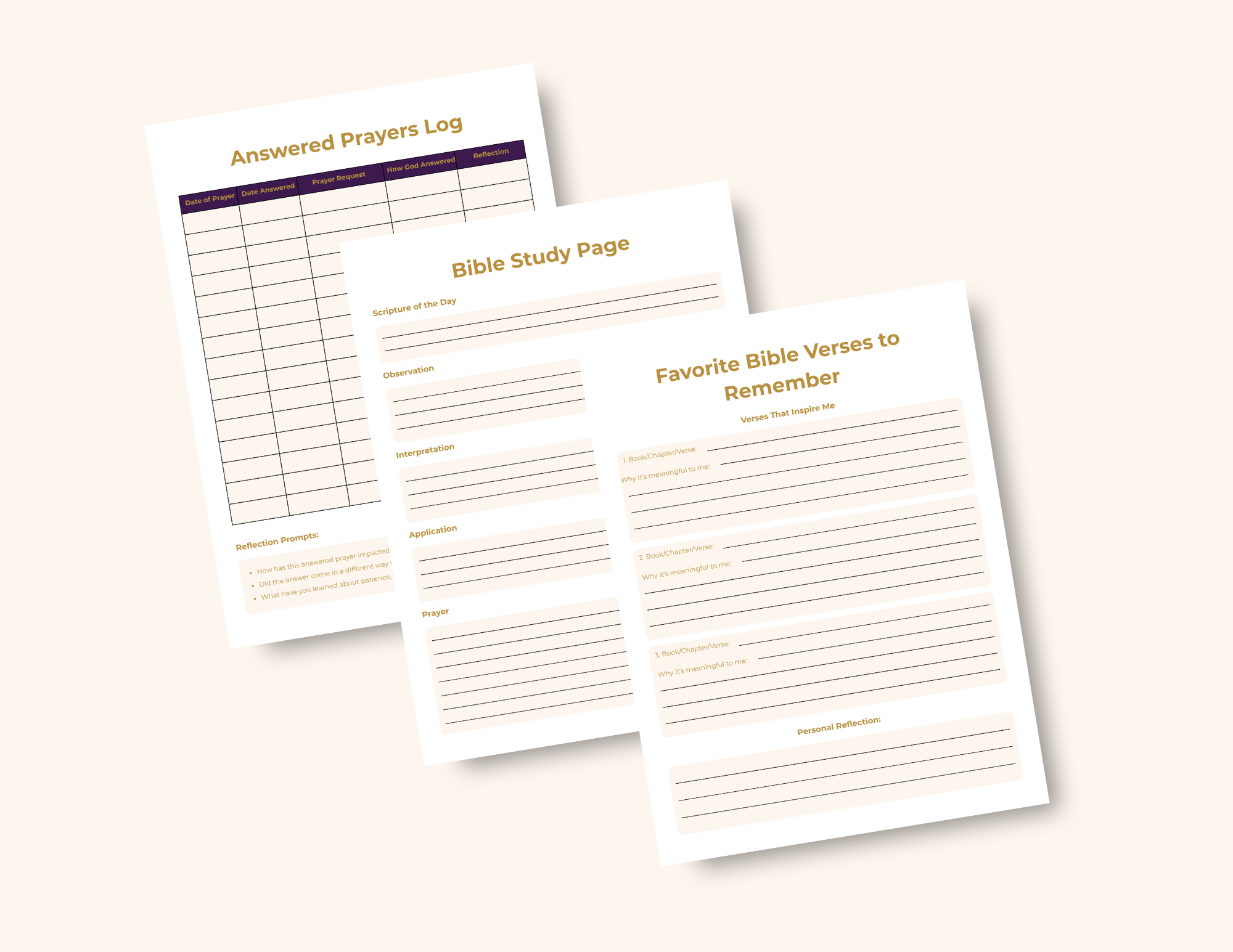 The Honest Faith Journal | Instant Download