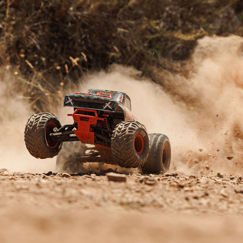 QUAKE 223S DSC 2WD RTR Brushless Monster Truck, Red