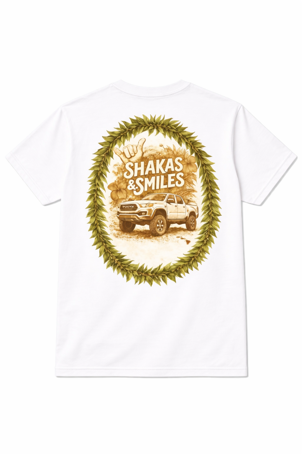 Shakas And Smiles White T-Shirt