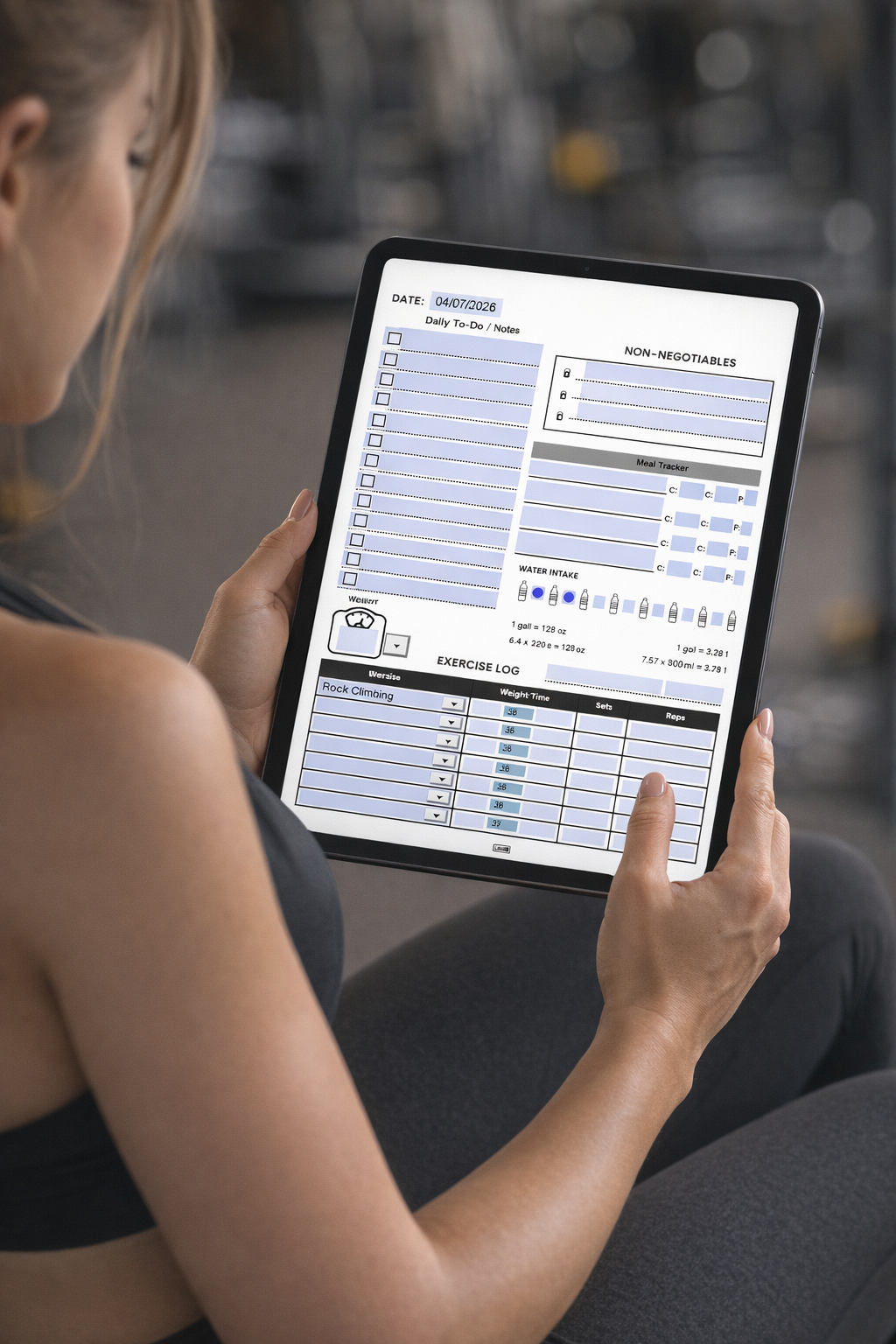 UNLCKD 90 Day Fitness Planner